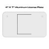 4 X 7 Aluminum License Plate  Thumbnail