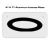 4 X 7 Aluminum License Plate  Thumbnail