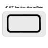 4 X 7 Aluminum License Plate  Thumbnail