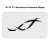 4 X 7 Aluminum License Plate  Thumbnail