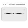 4 X 7 Aluminum License Plate  Thumbnail