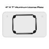 4 X 7 Aluminum License Plate  Thumbnail