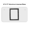4 X 7 Aluminum License Plate  Thumbnail