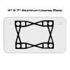 4 X 7 Aluminum License Plate  Thumbnail