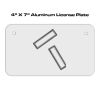 4 X 7 Aluminum License Plate  Thumbnail