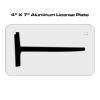 4 X 7 Aluminum License Plate  Thumbnail