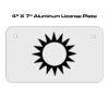 4 X 7 Aluminum License Plate  Thumbnail