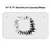 4 X 7 Aluminum License Plate  Thumbnail