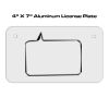 4 X 7 Aluminum License Plate  Thumbnail