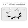 4 X 7 Aluminum License Plate  Thumbnail