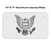 4 X 7 Aluminum License Plate  Thumbnail