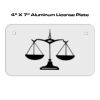 4 X 7 Aluminum License Plate  Thumbnail