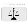 4 X 7 Aluminum License Plate  Thumbnail