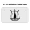 4 X 7 Aluminum License Plate  Thumbnail