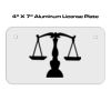 4 X 7 Aluminum License Plate  Thumbnail