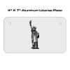 4 X 7 Aluminum License Plate  Thumbnail