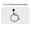 4 X 7 Aluminum License Plate  Thumbnail