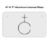 4 X 7 Aluminum License Plate  Thumbnail