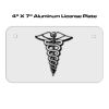 4 X 7 Aluminum License Plate  Thumbnail