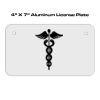 4 X 7 Aluminum License Plate  Thumbnail