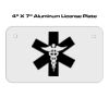 4 X 7 Aluminum License Plate  Thumbnail