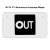 4 X 7 Aluminum License Plate  Thumbnail