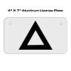 4 X 7 Aluminum License Plate  Thumbnail