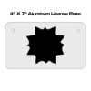4 X 7 Aluminum License Plate  Thumbnail