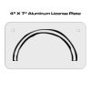 4 X 7 Aluminum License Plate  Thumbnail