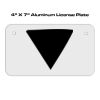 4 X 7 Aluminum License Plate  Thumbnail