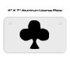 4 X 7 Aluminum License Plate  Thumbnail