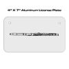 4 X 7 Aluminum License Plate  Thumbnail