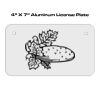 4 X 7 Aluminum License Plate  Thumbnail