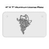 4 X 7 Aluminum License Plate  Thumbnail