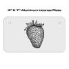 4 X 7 Aluminum License Plate  Thumbnail