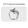 4 X 7 Aluminum License Plate  Thumbnail