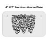 4 X 7 Aluminum License Plate  Thumbnail