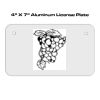 4 X 7 Aluminum License Plate  Thumbnail