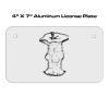 4 X 7 Aluminum License Plate  Thumbnail