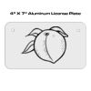 4 X 7 Aluminum License Plate  Thumbnail