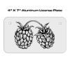 4 X 7 Aluminum License Plate  Thumbnail