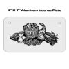 4 X 7 Aluminum License Plate  Thumbnail