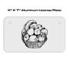 4 X 7 Aluminum License Plate  Thumbnail