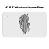 4 X 7 Aluminum License Plate  Thumbnail