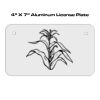 4 X 7 Aluminum License Plate  Thumbnail