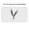4 X 7 Aluminum License Plate  Thumbnail