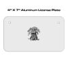 4 X 7 Aluminum License Plate  Thumbnail