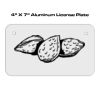 4 X 7 Aluminum License Plate  Thumbnail