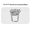 4 X 7 Aluminum License Plate  Thumbnail