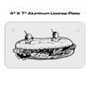4 X 7 Aluminum License Plate  Thumbnail